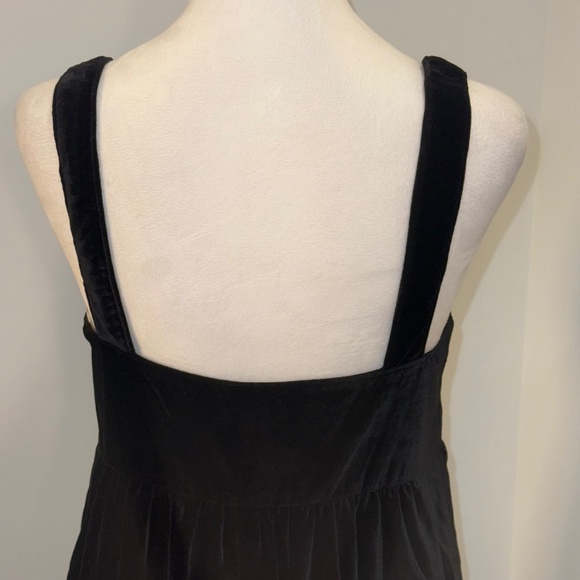 Lands End Canvas 1963 Black Velvet Holiday Dress Size 8 - Picture 6 of 16
